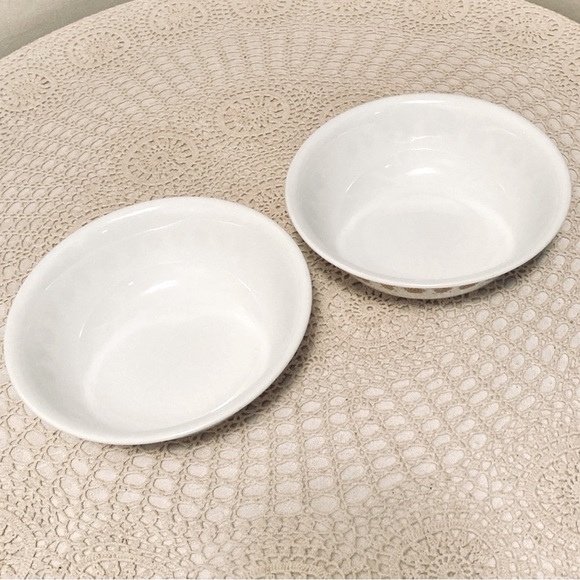 Vintage Corelle Livingware Butterfly Gold Cereal Bowls Set of 2 - Picture 2 of 5